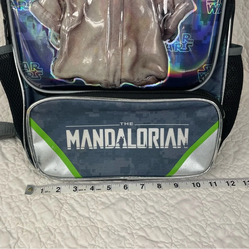 🔥 🔥Disney Star Wars Mandalorian Grogu Baby Yoda Kids Backpack Collectible